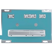 GEBERIT SIGMA 50 ovládací tlačítko pro dvě splachování, zinek, chrom/vlastní design