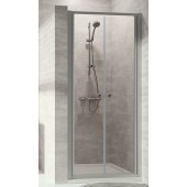 CONCEPT 100 NEW sprchové dveře 800x1900mm lítací, stříbrná matná/čiré sklo AP
