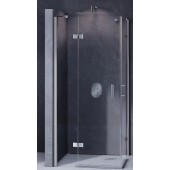 RAVAK SMARTLINE SMSRV4 90 sprchový kout 90x90 cm, rohový vstup, křídlové dveře, chrom/sklo transparent