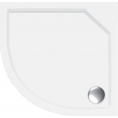 CONCEPT 100 sprchová vanička 900x900m, čtvrtkruh, včetně nožiček, litý mramor, bílá