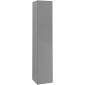 VILLEROY & BOCH VERITY LINE skříňka 350x342x1743mm, vysoká, levá, Glossy Grey