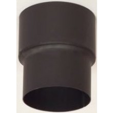Přechodka kouřovodu 150/180mm, 1,5mm, ocel, černá