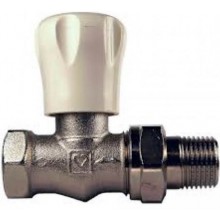 HERZ GP 5523 regulační ventil 1/2", radiátorový, ruční, přímý, pro závitové trubky, vnitřní závit, topení, mosaz