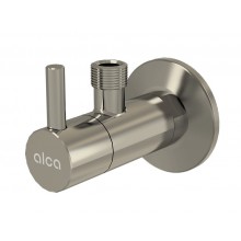 ALCA rohový ventil 1/2"x3/8", s filtrem, kartáčovaný nikl 