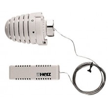 HERZ DESIGN termostatická hlavice M28x1,5, 6-30°C, s dálkovým snímačem, bílá
