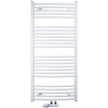 KORADO KORALUX RONDO COMFORT - M koupelnový radiátor 700/450, spodní středové připojení, bílá RAL9016