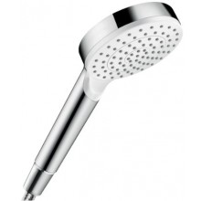HANSGROHE CROMETTA 1JET ruční sprcha pr. 100 mm, EcoSmart, bílá/chrom