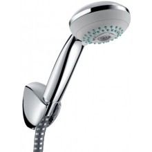HANSGROHE CROMETTA 85 MULTI 3JET sprchová souprava 3-dílná, ruční sprcha pr. 85 mm, 3 proudy, hadice, držák, chrom