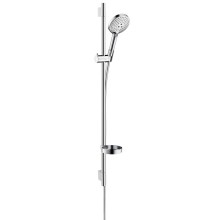 HANSGROHE RAINDANCE SELECT S 120 3JET sprchová souprava 4-dílná, ruční sprcha pr. 125 mm, 3 proudy, tyč, hadice, mýdlenka, chrom
