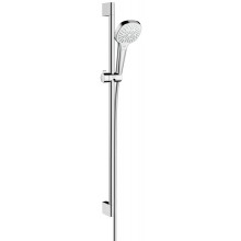 HANSGROHE CROMA SELECT E 3JET sprchová souprava 3-dílná, ruční sprcha 110x110 mm, 3 proudy, tyč, hadice, bílá/chrom