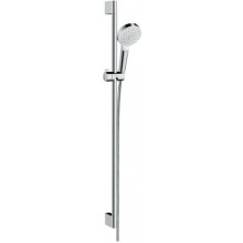 HANSGROHE CROMETTA 1JET sprchová souprava 3-dílná, ruční sprcha pr. 100 mm, tyč, hadice, bílá/chrom