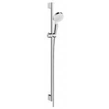 HANSGROHE CROMETTA VARIO 2JET sprchová souprava 3-dílná, ruční sprcha pr. 100 mm, 2 proudy, tyč, hadice, bílá/chrom