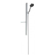 HANSGROHE RAINFINITY 130 3JET sprchová souprava 4-dílná, ruční sprcha pr. 130 mm, 3 proudy, tyč, hadice, polička, chrom
