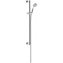 KEUCO IXMO SOLO sprchová souprava 3-dílná, ruční sprcha pr. 100 mm, tyč, hadice, Eco Air, chrom