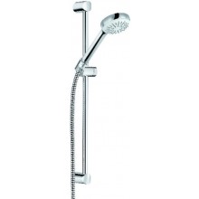 KLUDI LOGO 1S sprchová souprava 3-dílná, ruční sprcha pr. 96 mm, tyč, hadice, chrom