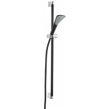 KLUDI FIZZ 1S sprchová souprava 3-dílná, ruční sprcha 250 mm, tyč, hadice, matná černá/chrom