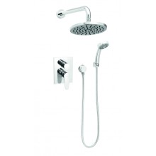 NOVASERVIS TITANIA FRESH sprchový set s podomítkovou baterií, hlavová sprcha, ruční sprcha, hadice, držák, chrom