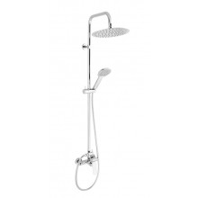 NOVASERVIS NOBLESS TINA sprchový set s baterií, hlavová sprcha, ruční sprcha, tyč, hadice, chrom