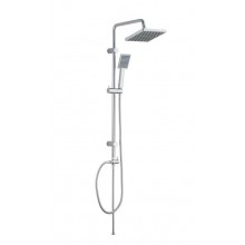 EASY sprchový set bez baterie, hlavová sprcha, ruční sprcha, tyč, hadice, chrom