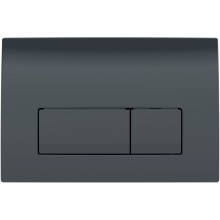 GEBERIT DELTA 50 ovládací tlačítko pro dvě splachování, plast, černá