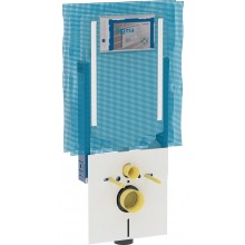 GEBERIT KOMBIFIX předstěnový modul 420x80x1090mm, pro závěsné WC, s nádržkou Sigma 8cm, pro odsávání zápachu s odvodem vzduchu