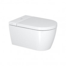DURAVIT SENSOWASH STARCK F LITE COMPACT závěsné WC s bidetovým sedátkem, Rimless, Softclose, alpská bílá