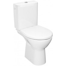 JIKA LYRA PLUS kombinované WC 360x630x830mm, s nádržkou, vodorovný odpad, hluboké splachování, boční napouštění, rimless, bílá