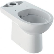 GEBERIT SELNOVA stojící WC 360x680x400mm, s hlubokým splachováním, vodorovný odpad, částečně uzavřený tvar, Rimfree, bez nádržky, keramika, bílá