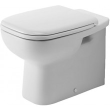 DURAVIT D-CODE stojící WC 355x560mm, hluboké splachování, ke stěně, bílá