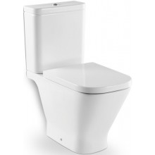 ROCA THE GAP WC mísa kombi 340x650x400mm, čtvercová, hluboké splachování, vodorovný odpad, bílá