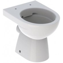 GEBERIT SELNOVA stojící WC 352x490x400mm, s hlubokým splachováním, vodorovný odpad, částečně uzavřený tvar, Rimfree, bez nádržky na a pod omítku, keramika, bílá