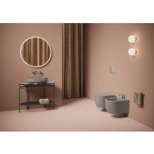 ARTCERAM MONET závěsné WC 360x520x300mm, rimless, vodorovný odpad, brown matera
