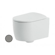 ARTCERAM MONET závěsné WC 360x520x300mm, rimless, vodorovný odpad, grey olive