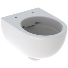 GEBERIT SELNOVA COMPACT závěsné WC 355x490x330mm, s hlubokým splachováním, zkrácené vyložení, uzavřený tvar, Rimfree, keramika, bílá