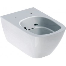 GEBERIT SMYLE SQUARE závěsné WC 350x540x330mm, s hlubokým splachovaním, Rimfree, bílá