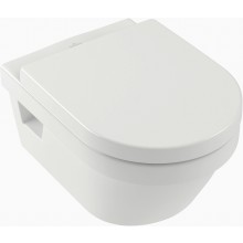 VILLEROY & BOCH ARCHITECTURA combi-pack závěsný klozet 370x530mm, s WC sedátkem, bílá Alpin CeramicPlus