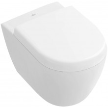 VILLEROY & BOCH SUBWAY 2.0 závěsné WC 355x480x345mm, kompakt, s hlubokým splachováním, bílá Alpin CeramicPlus