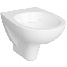 CONCEPT 100 závěsné WC 360x495mm vodorovný odpad, hluboké splachování, bez okrajů, kompaktní, bílá alpin