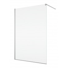 HÜPPE SELECT+ stěna walk-in 90x200 cm, matná stříbrná/čiré sklo