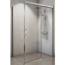 CONCEPT 300 STYLE boční stěna 900x2000mm, pro jednodílné posuvné dveře, aluchrom/čiré sklo