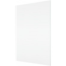 CONCEPT 400 boční stěna 75x197 cm, matná bílá/čiré sklo