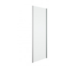 CONCEPT INTENSA boční stěna 80x200 cm, pololesklá stříbrná/čiré sklo