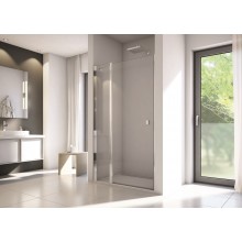 CONCEPT 200 CON13 sprchové dveře 800x2000mm křídlové, s pevným dílem, aluchrom/sklo concept-clean