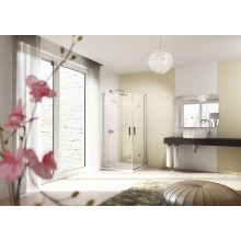 HÜPPE DESIGN 501 ELEGANCE SFT 1000 sprchové dveře 100x200 cm, skládací, pravé, stříbrná matná/čirá