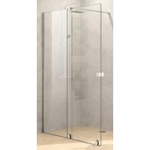 HÜPPE XTENSA PURE sprchové dveře 110x200 cm, posuvné, levé, stříbrná pololesklá/sklo čiré
