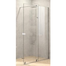 HÜPPE XTENSA PURE sprchové dveře 110x200 cm, posuvné, pravé, stříbrná pololesklá/sklo čiré