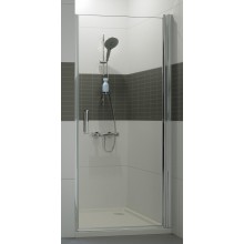 HÜPPE CLASSICS 2 sprchové dveře 88x190 cm, lítací, stříbrná pololesklá/sklo čiré