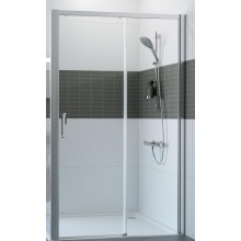 HÜPPE CLASSICS 2 EASYENTRY GT1200 sprchové dveře 120x200 cm, posuvné, pravé, stříbrná pololesklá/sklo čiré