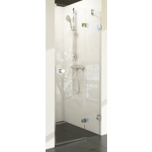RAVAK BRILLIANT BSD2 90R sprchové dveře 90x195 cm, křídlové, pravé, chrom/sklo transparent