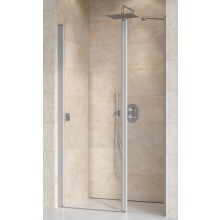 RAVAK CHROME CSD2 100 sprchové dveře 100x195 cm, lítací, satin/sklo transparent 